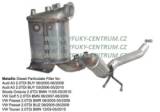 DPF FILTR VFUKU AUDI A3 2.0 TDi Turbo Diesel 2.0 TDi Turbo Diesel, 1968 cc, 163 HP, 120 KW 1968 cc, 170 HP, 125 KW - kliknte pro vt nhled